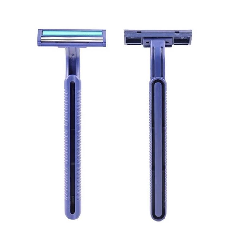 Pisau Cukur Satuan Dengan 2 Mata Pisau Isi 24 Pcs Potong Kumis Jenggot Murah Stok Baru