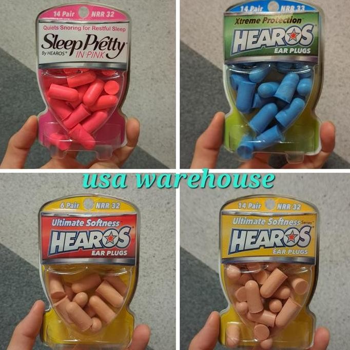 TERBARU - Hearos Ear Plugs Xtreme Protection Sleep Pretty NRR 32 NRR 33