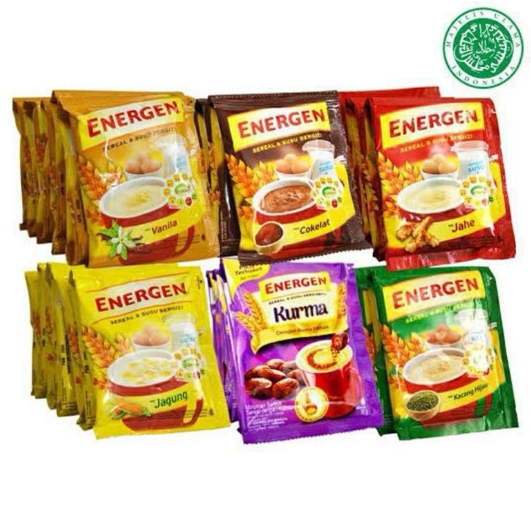 

() Energen Sereal Oat Susu 35Gr 1 Renteng Isi 10Pcs New