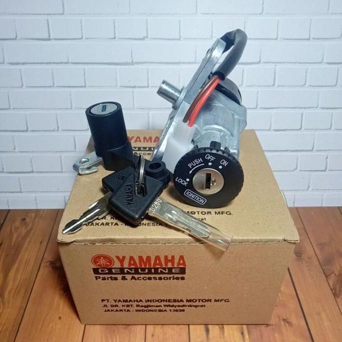 kunci kontak satu set motor yamaha Mio sporty mio smile kunci depan dan jok Accessories [terbaik]