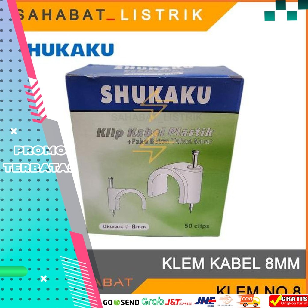 KLEM KABEL 8MM/ KLEM KABEL NO.8 SHUKAKU