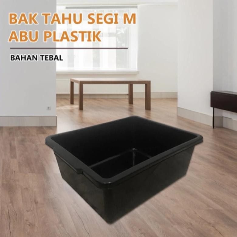 Bak Tahu Segi Baskom Kotak Litter Box Kucing Plastik Dapur Makanan Ember Hidroponik Tanaman Stok Bar