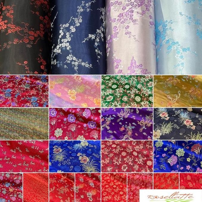 KAIN CHEONGSAM BAJU CINA SHANGHAI QI BAO IMLEK IMPORT