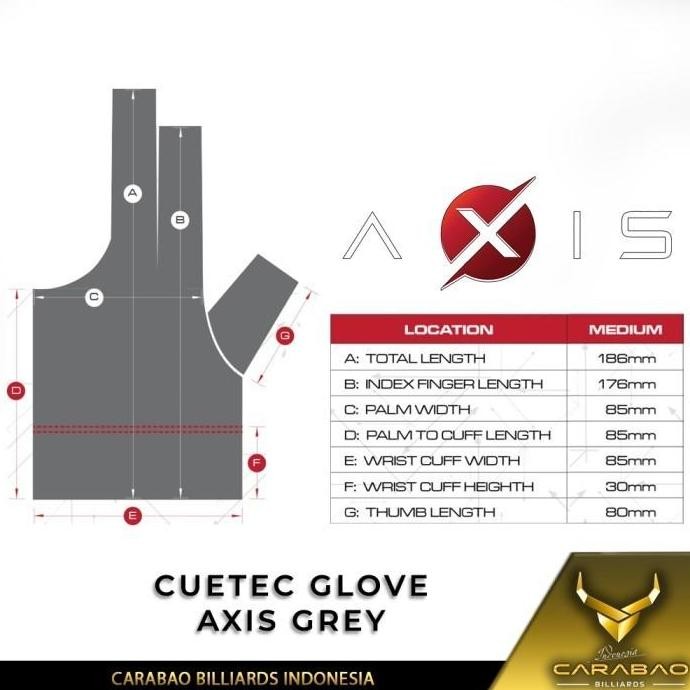 CUETEC GLOVE AXIS NOIR EDITION