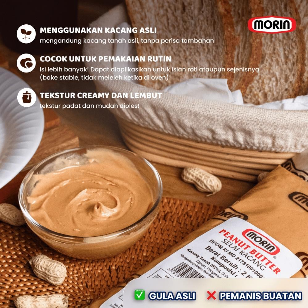 

Cod Morin Peanut Butter 800 Gr - Selai Kacang Or42