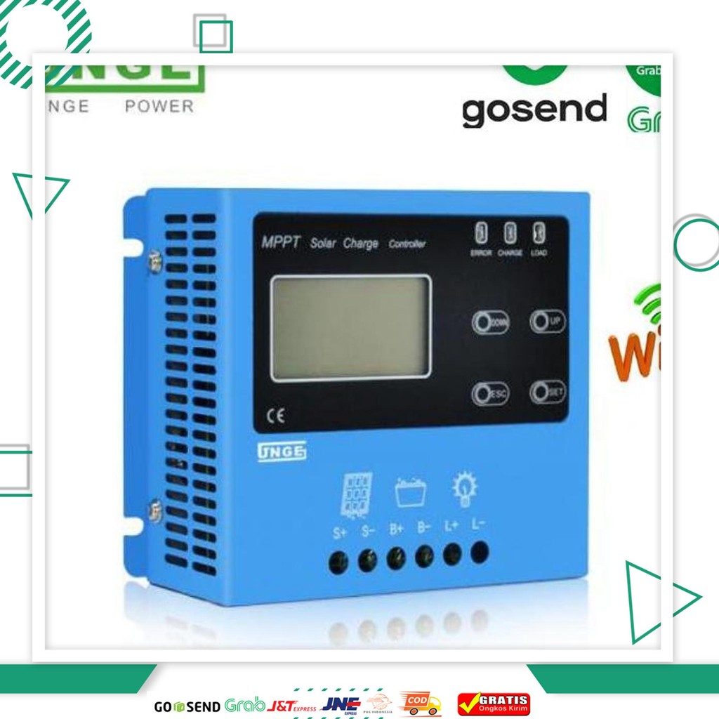 Scc Mppt 20A Jnge Wifi Ready Solar Charge Controller