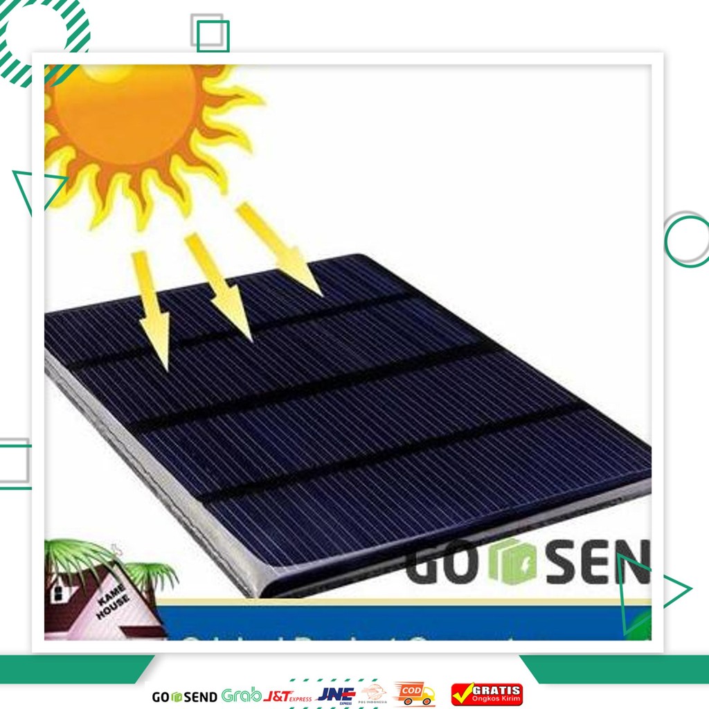 Modul Solar Cell/Solar Panel Surya Mini 12V 1.5W Polycrystalline