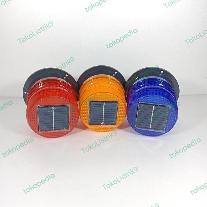 Lampu Rotary Solar Mini / Warning Light Solar Cell