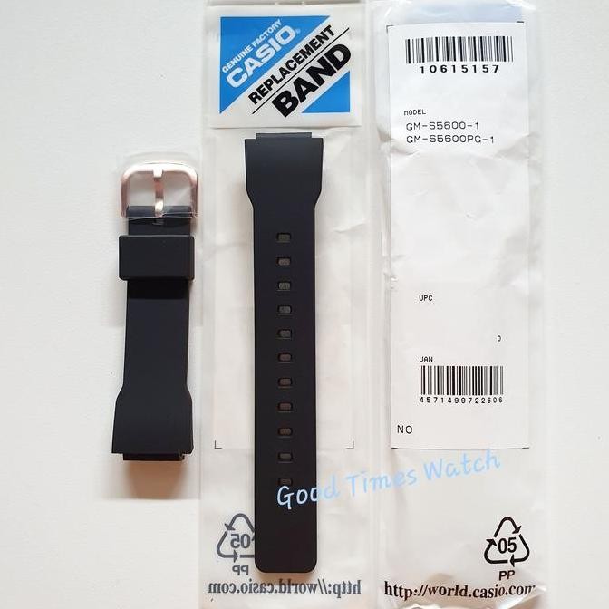 STRAP G-SHOCK GM-S5600-1 GM S5600 GM S5600PG CASIO ORIGINAL Murah