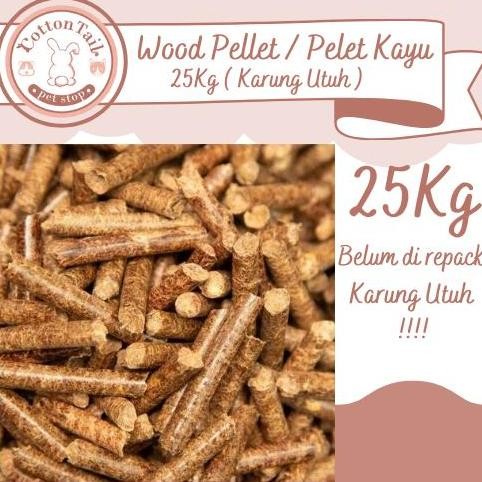 Wood Pellet / Pelet Kayu / Wood Pelet / Pellet Kayu Alami 25Kg
