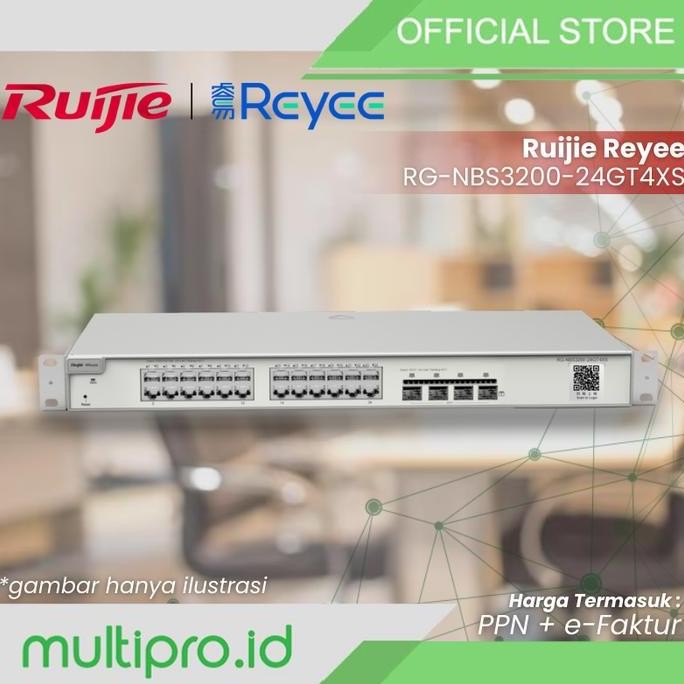 Ruijie Reyee Rg-Nbs3200-24Gt4Xs New Stok