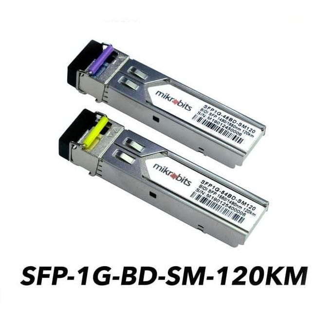 Mikrobits Sfp Transceiver Sfp-1G-Bd-Sm-120Km Ddm Dom Original 120 Km New Stok