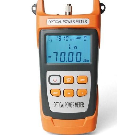 Opm Optical Power Meter Amg Opm Amg Fiber Optic Fo (Orange) New Stok