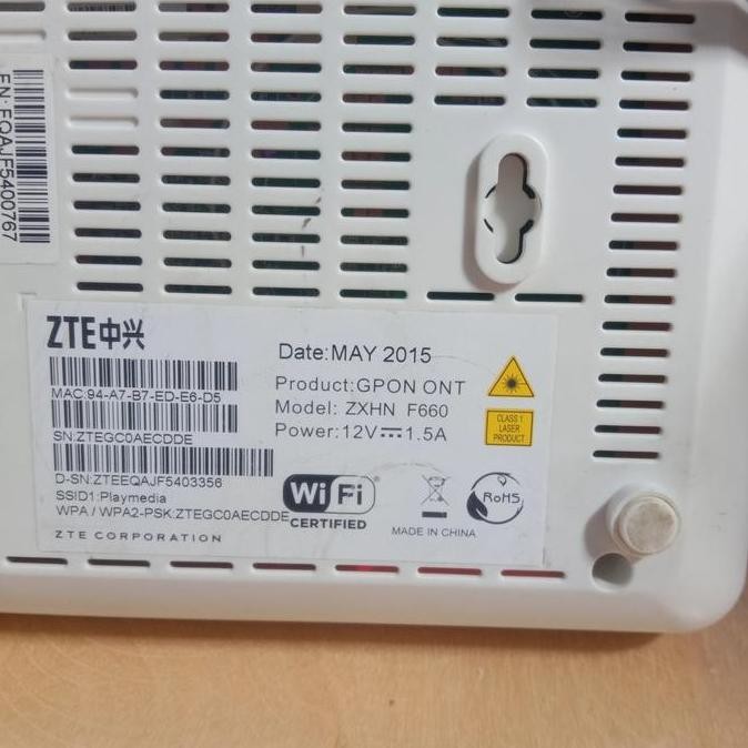 Zte Zxhn F660 New Stok