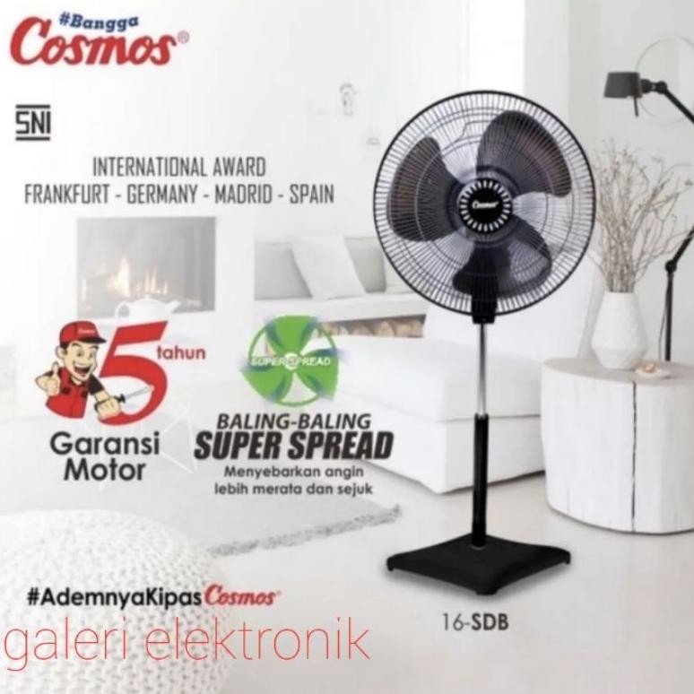 Kipas angin berdiri Cosmos 16in 16SDB/Kipas Angin Berdiri Cosmos 16 XDC