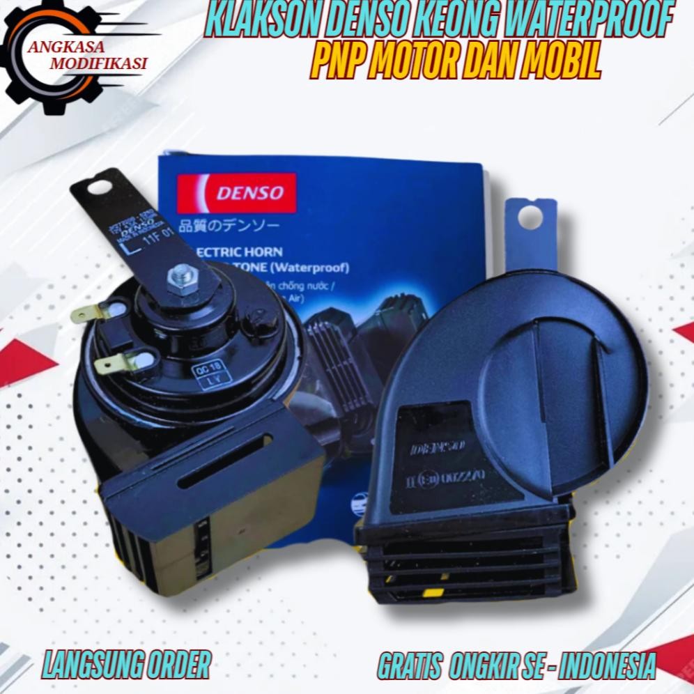 DENSO KEONG WATERPROFF KLAKSON DENSO KEONG WATERPROFF  KLAKSON MOBIL KLAKSON VARIO Klakson Keong  Wa