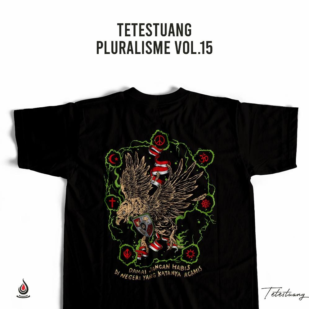 Promo Tetestuang Kaos Pluralisme Garuda Reborn Premium Combed 24S - Plu 15