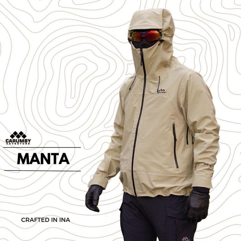 Jaket Gunung Carumby Manta 3 Layer Waterproof ZV2
