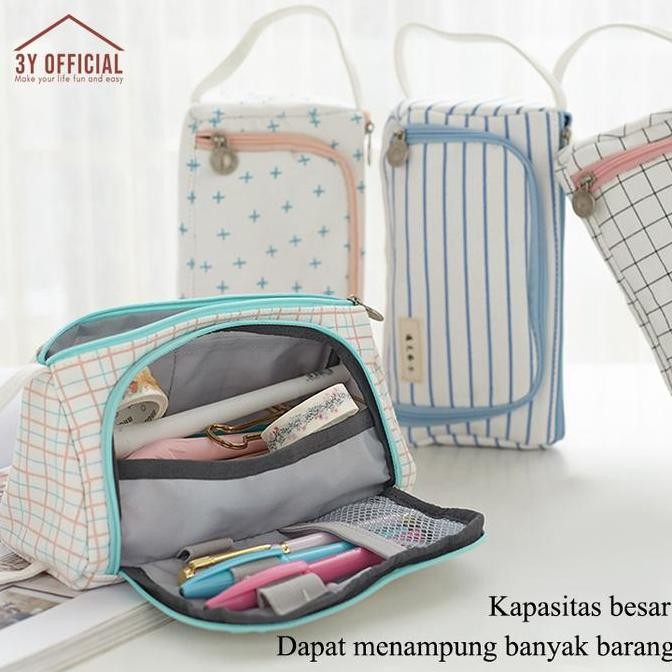 

3Y Angoo Case Pouch Kotak Tempat Box Pensil Anak Perempuan Laki Wanita Aesthetic Kalkulator Makeup Make Up Kosmetik