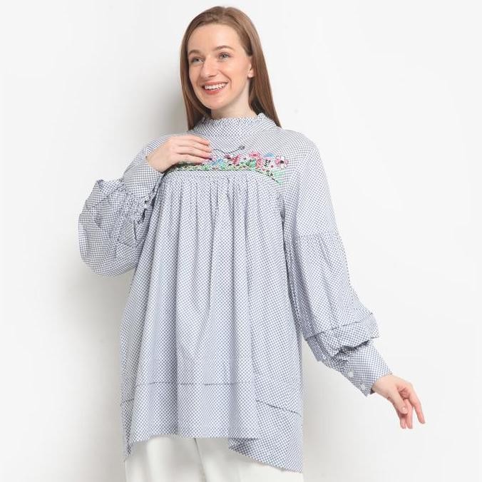 Kla Itang Yunasz Blouse Sunny Navy