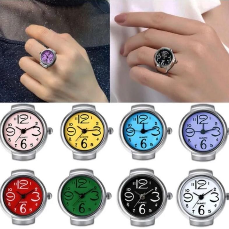 jam cincin wanita bentuk oval tampilan keren/ jam Cincin hidup MURAH