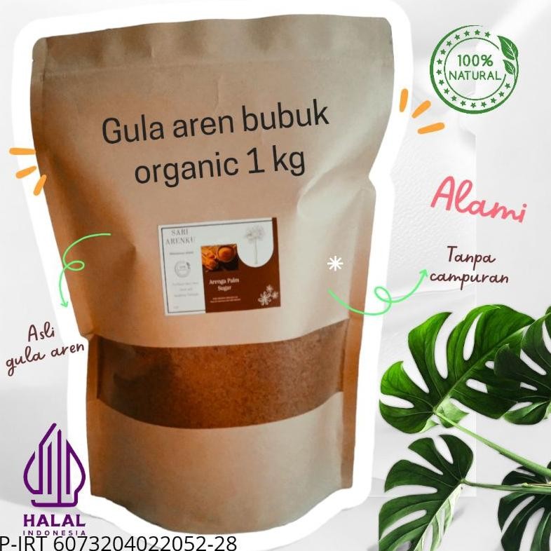

Gula Aren Bubuk Organic 1kg Tanpa Campuran SV13
