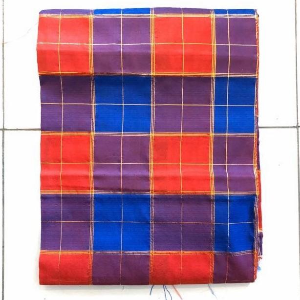 kain bugis makasar / sarung baju bodo / kain tenun kotak makasar [terbaik]