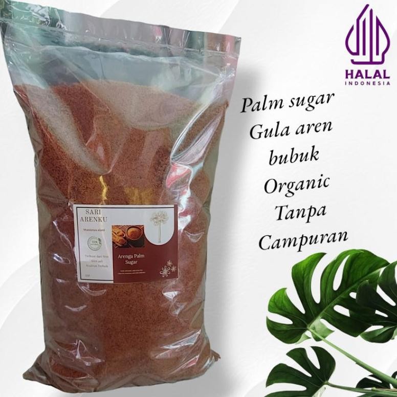 

Gula Aren Semut Murni 1kg Sari Arenku Organik SV13