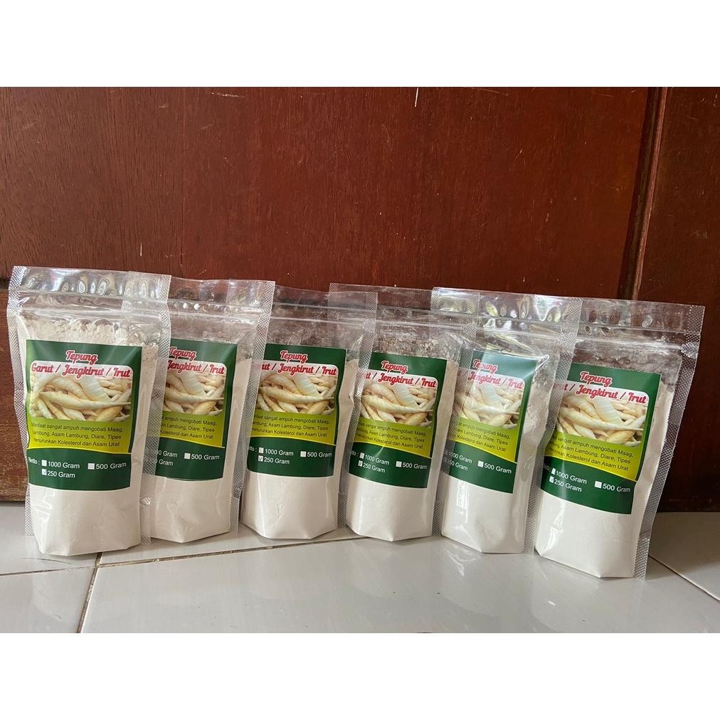 

Tepung Irut/Tepung Pati Irut/Tepung Garut/Jengkirut 500gram SV13