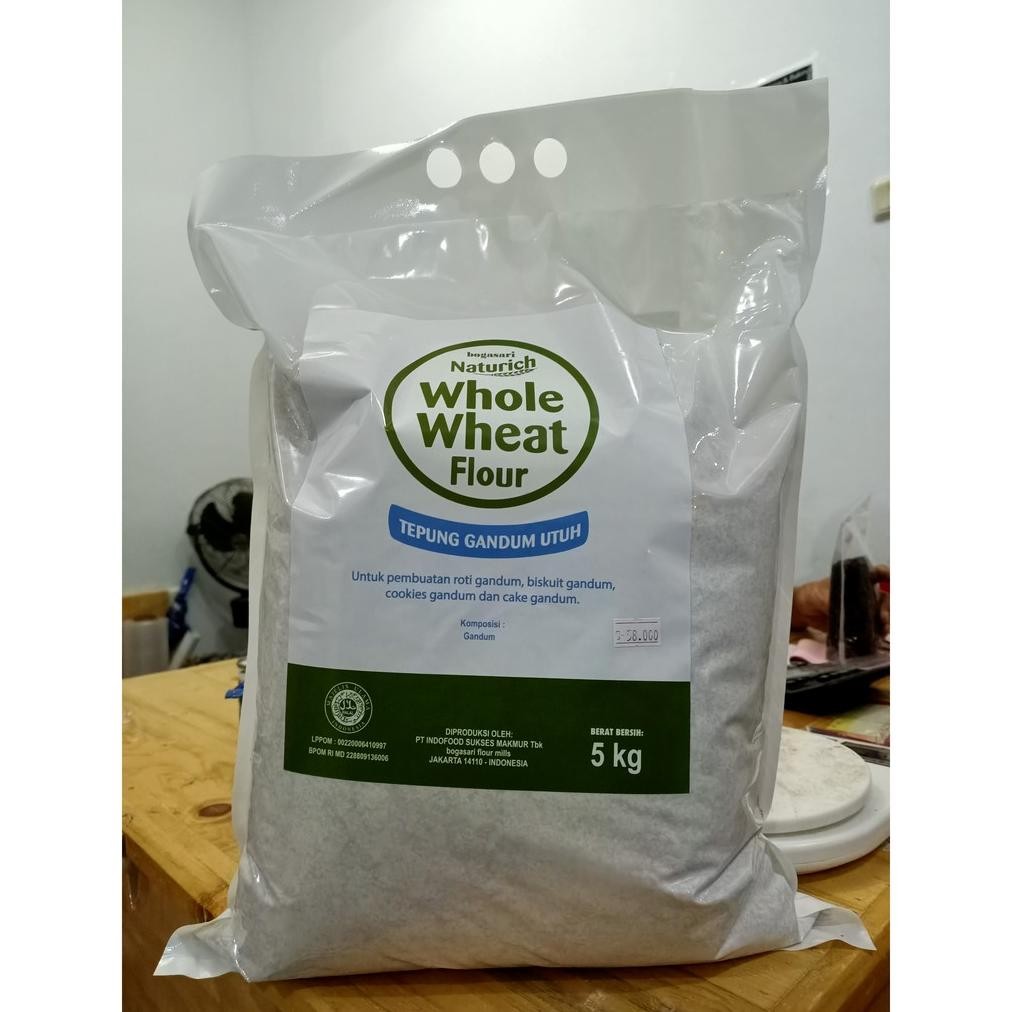 

Naturich Whole Wheat Flour (Tepung Gandum Utuh) 5Kg SV13