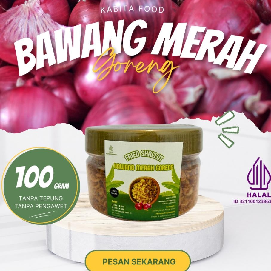 

Bawang Goreng Kabita Tanpa Tepung