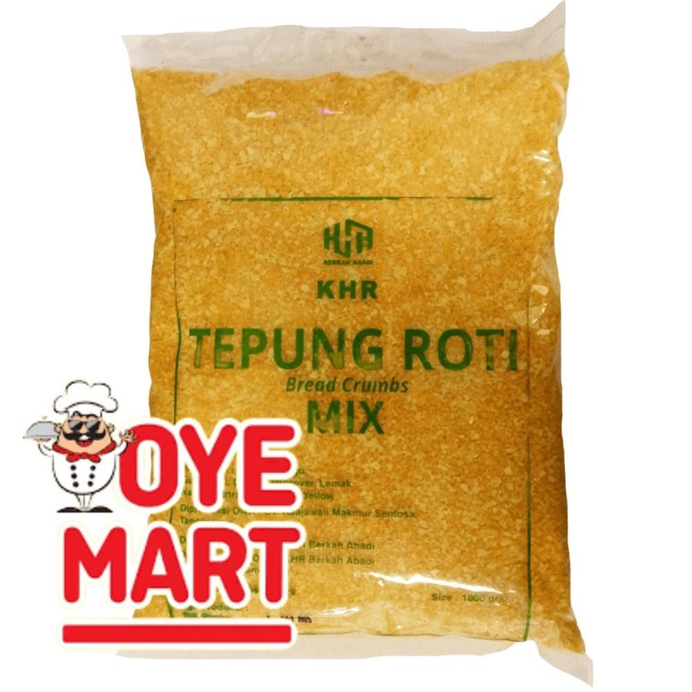 

KHR BREADCRUMBS MIX 1KG / TEPUNG PANIR / TEPUNG ROTI SV13