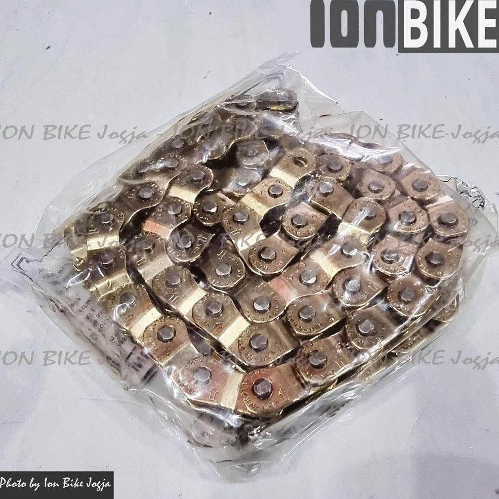 Bf888S Rantai Half Link Ybn Mk918 Gold Silver Sepeda Bmx Fixie Dj Chain Rante Yaban Halflink Emas Di