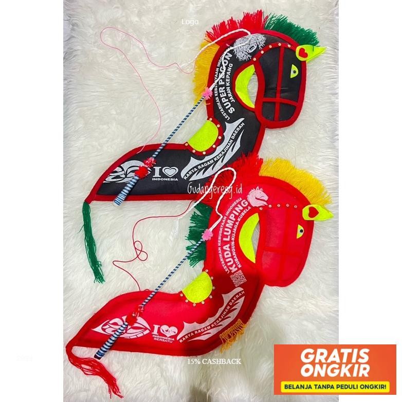 Kuda Spon + Pecut Jaranan Kepang Jaranan Pegon Kuda Kepang Mainan Kuda Lumping Kuda Ponorogo Jaranan