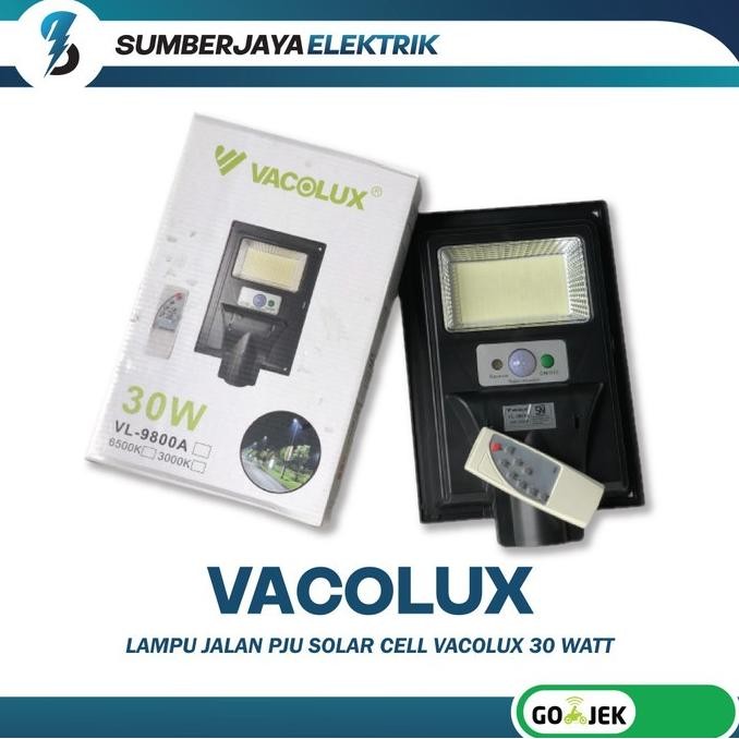 Lampu jalan PJU Solar Cell Vacolux 30 Watt 30W