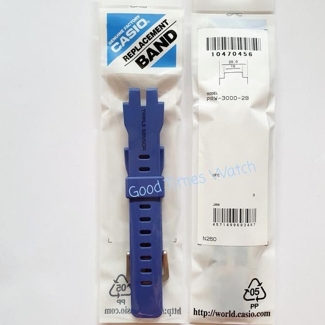 new  STRAP PRO TREX PRW-3000-2B PRW 3000 Casio Original
