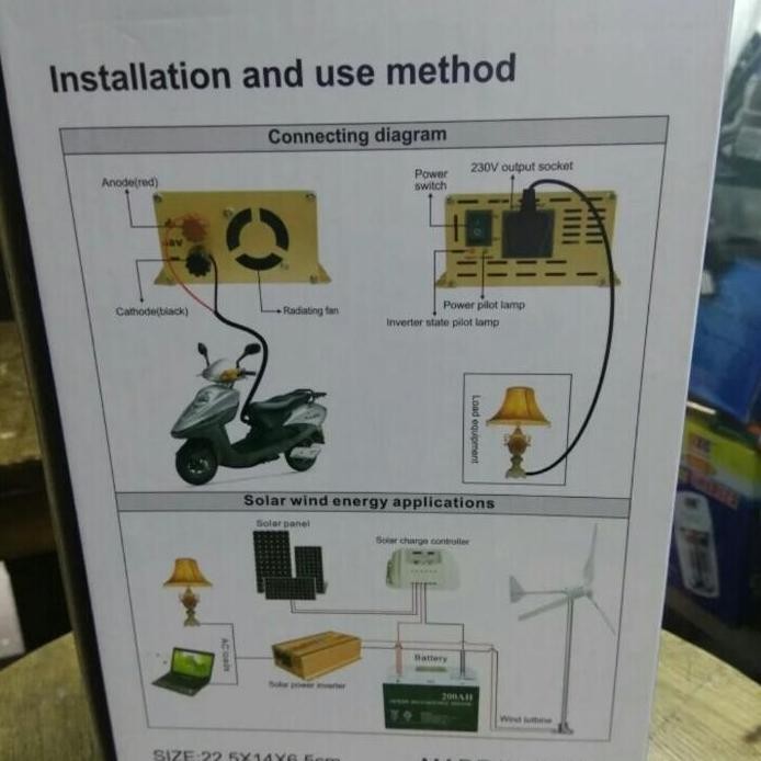 ready Suoer power inverter 48v to 220v inverter daya 1000w 48v FAA 1000f ori