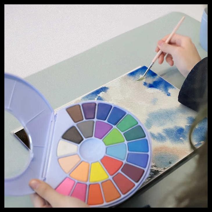 

Miya Himi Solid Watercolor Set Of 24 / 38 Colors Terlaris