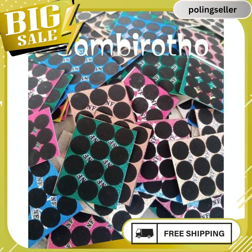 Mainan Gosok Gosokan Bom 12 Titik  Isi 500 Keping Mainan Gosokan Mainan Game Berhadiah Meledak