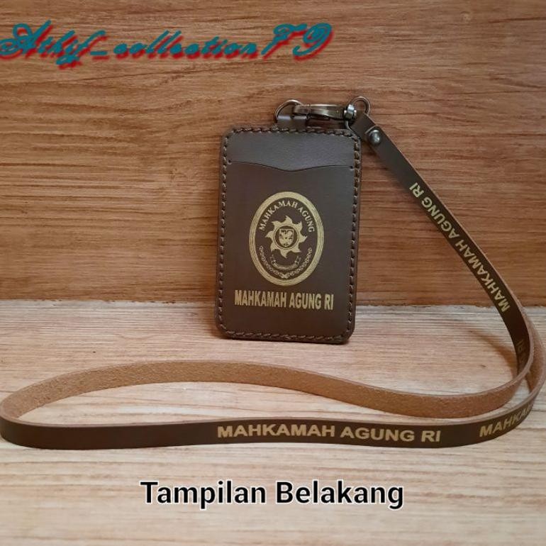 

JH8 Tempat Id Card Mahkamah Agung MA RI Kulit Holder Id Card Kulit MA Mahkamah Agung RI Kalung