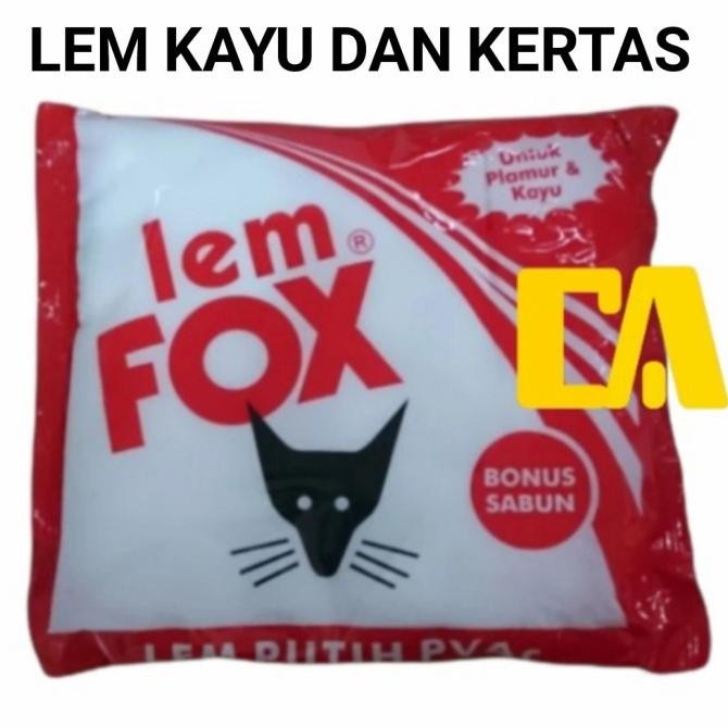 

JH8 LEM FOX PUTIH 700GR SLIME / KAYU / KERTAS