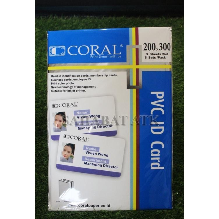 

JH8 CORAL PVC ID CARD,KERTAS ID CARD