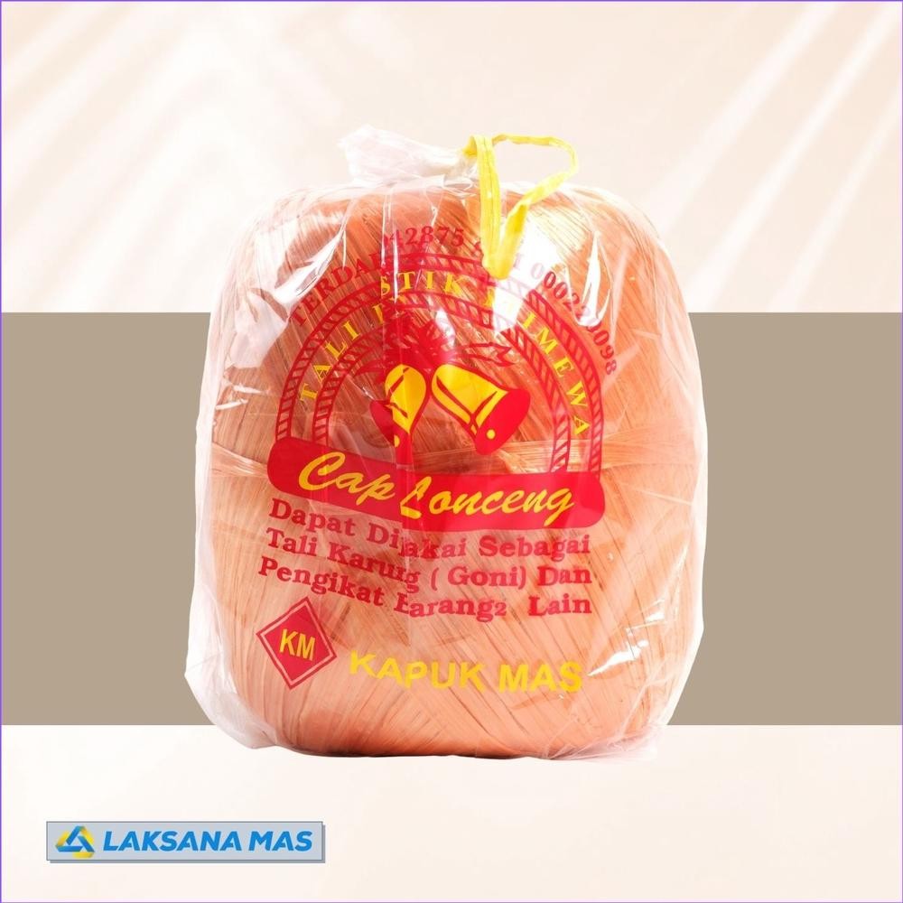 

JH8 Tali Rafia Plastik Laksanamas Merek Lonceng Super Warna Ungu/Oren/Merah/Biru/Kuning/Hijau di Jakarta/Depok/Tangerang/Bekasi