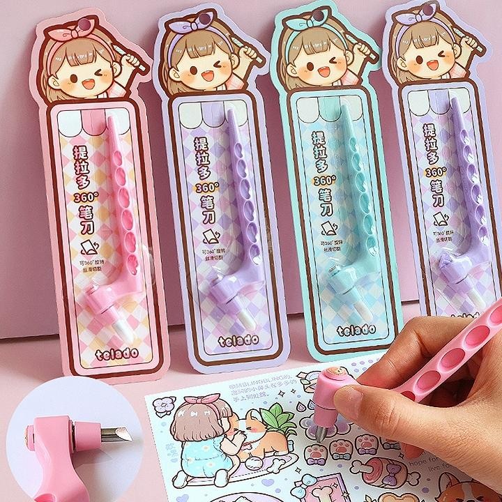 

JH8 TLD 360Pena pengukir Pulpen Pisau Alat Pemoyong Berbentuk Pena Cutter