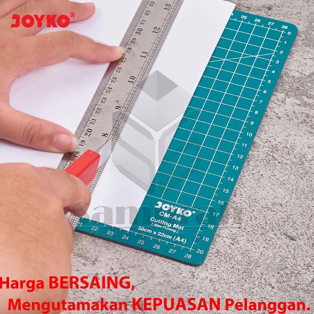 

JH8 Cutting Mat Joyko Ukuran A4 / Alas Cuting Potong Kertas / Tatakan Cutter Hijau CM-A4