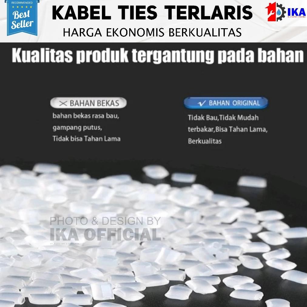 

JH8 Kabel Ties Cable tie 4.8x500 50cm 4,8 X 500 MM 50 CM 4.8 500MM 4,8X500 PENGIKAT / Kabel Ties Tis 50 Cm 100 Pcs Cable Tie Tali Ikat Plastik Serut Tarik / Kabel Ties Hitam Putih 4.8 x 500 isi 100 buah / Kabel ties 4.8x500mm Warna PUTIH/HITAM 1PACK Isi