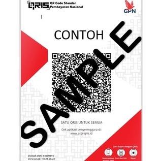 

JH8 Akrilik A5 + POSTER BARCODE NO MEJA QRIS