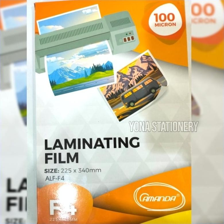 

JH8 Plastik Laminating Film F4 & A4 Amanda | 100 mikron