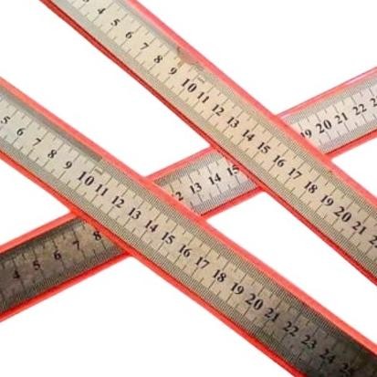 

JH8 Penggaris Besi Mistar / Stainless Ruler 100 cm / 1 meter