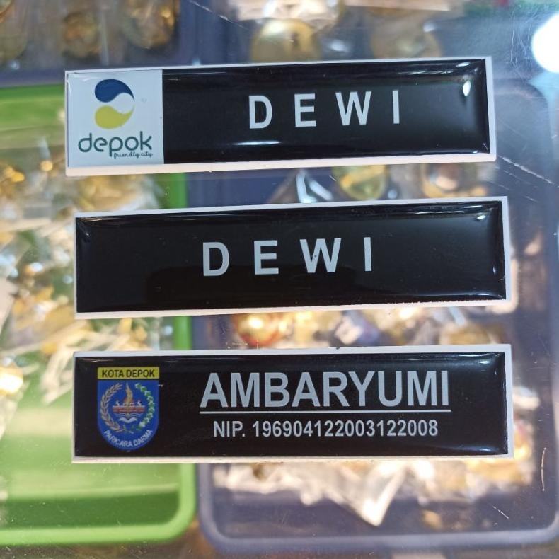 

JH8 Papan Nama | Name Tag | Nama Dada Akrilik Coting